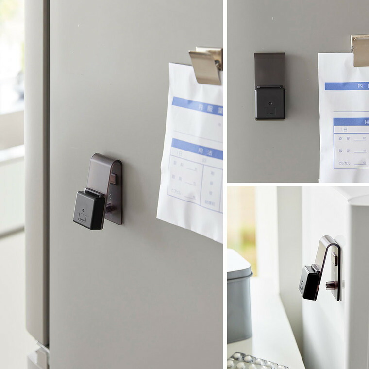 山崎実業 tower 押すだけ簡単マグネット錠剤オープナー タワー 公式 ホワイト ブラック 10432 10433