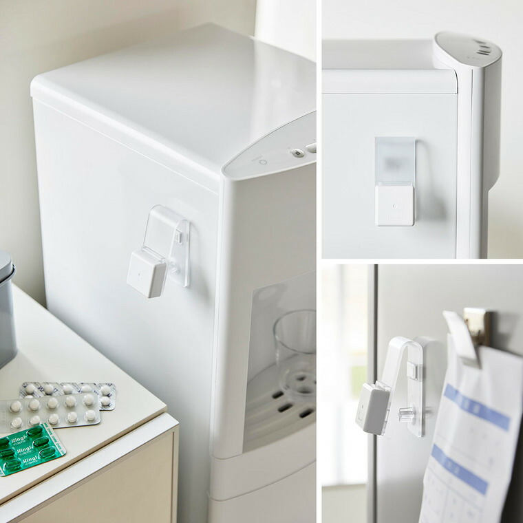 山崎実業 tower 押すだけ簡単マグネット錠剤オープナー タワー 公式 ホワイト ブラック 10432 10433