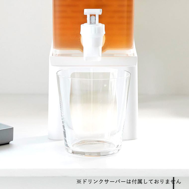 山崎実業 tower 冷蔵庫 ドリンクサーバー用 スタンド タワー 公式 10851 10852 ホワイト ブラック