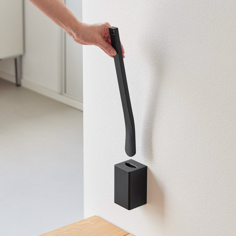 山崎実業 tower 壁付け靴ベラスタンドセット タワー 35cm 公式 11050 11051 ホワイト ブラック 送料無料