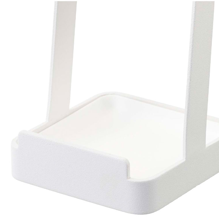 お玉＆鍋ふたスタンド トスカ 山崎実業 tosca ホワイト 2423 タワーシリーズ