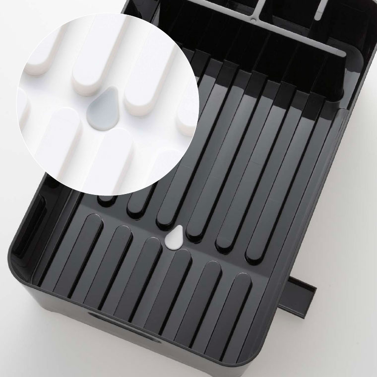 水切りバスケット タワー 山崎実業 tower ホワイト/ブラック 2452 2453 タワーシリーズ