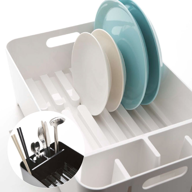 水切りバスケット タワー 山崎実業 tower ホワイト/ブラック 2452 2453 タワーシリーズ