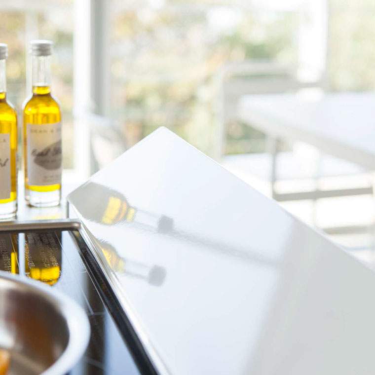 排気口カバー タワー 山崎実業 コンロカバー tower キッチン ホワイト/ブラック 2454 2455 タワーシリーズ