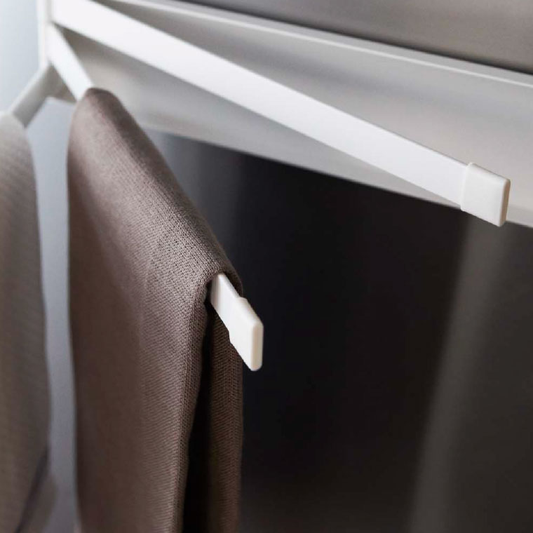 マグネット布巾ハンガー タワー 山崎実業 tower ホワイト/ブラック 2456 2457 タワーシリーズ マグネット