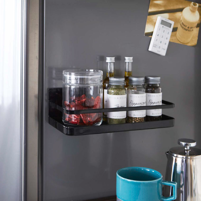 マグネットスパイスラック タワー 山崎実業 tower ホワイト/ブラック 2522 2523 タワーシリーズ マグネット