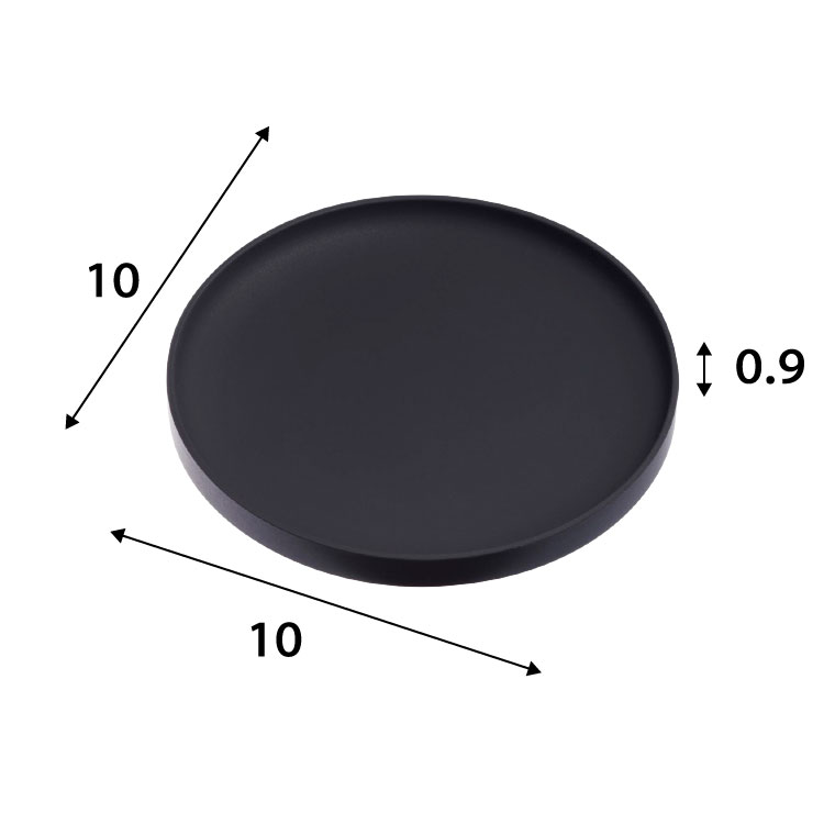 立体コースター 丸型 タワー 山崎実業 tower ホワイト/ブラック 2538 2539 タワーシリーズ