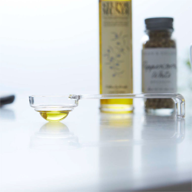 段々計量スプーン レイヤー 山崎実業 LAYER クリア/ブラック 2548 2549 タワーシリーズ