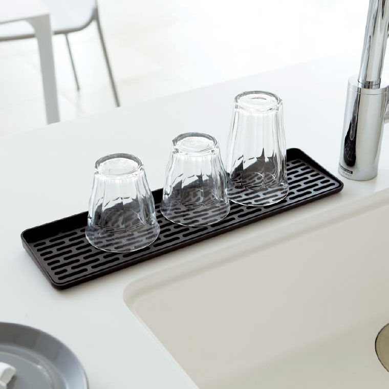 スリム グラス＆マグスタンド タワー 山崎実業 tower ホワイト/ブラック 2604 2605 タワーシリーズ