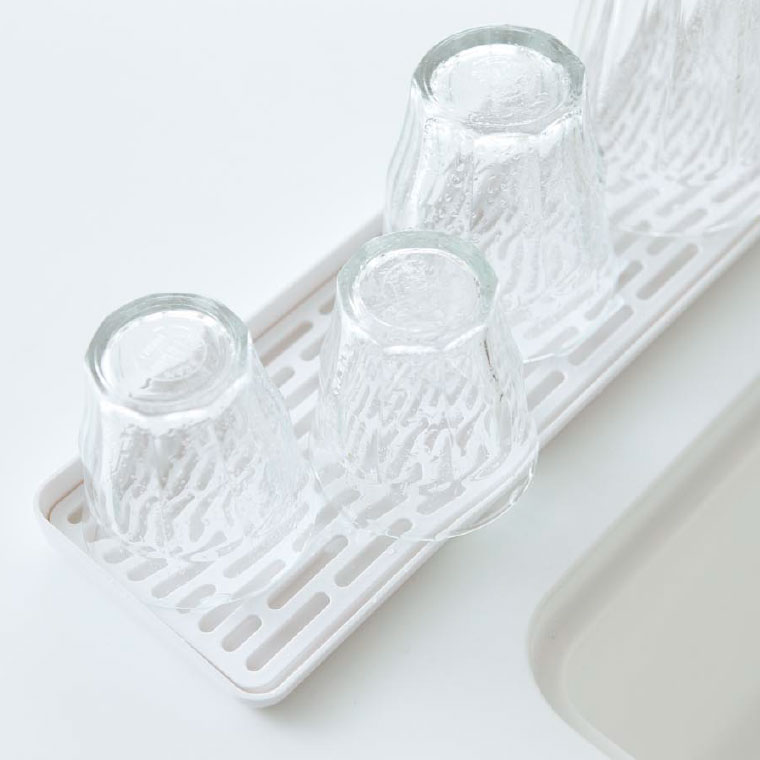 スリム グラス＆マグスタンド タワー 山崎実業 tower ホワイト/ブラック 2604 2605 タワーシリーズ