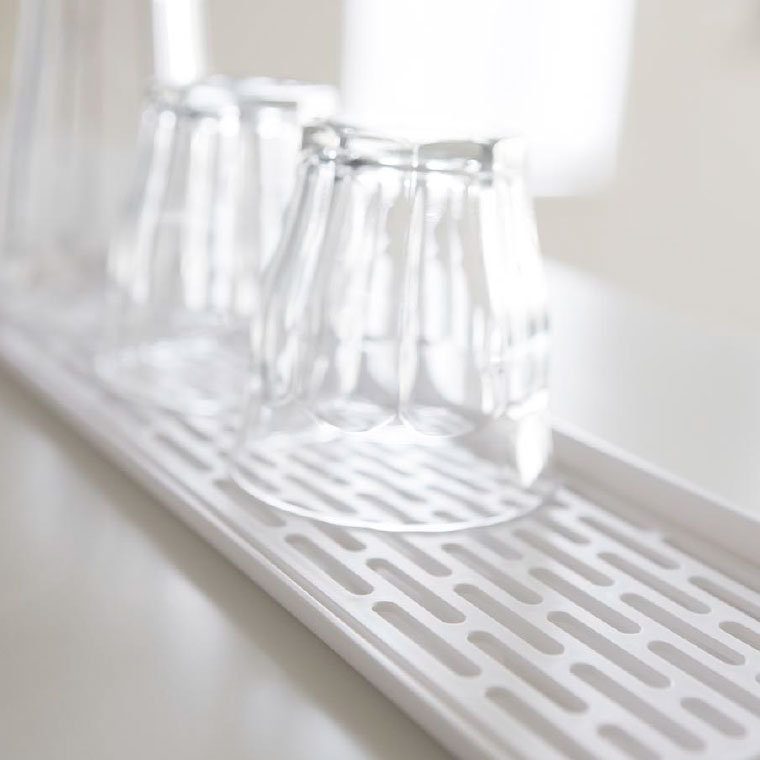 スリム グラス＆マグスタンド タワー 山崎実業 tower ホワイト/ブラック 2604 2605 タワーシリーズ