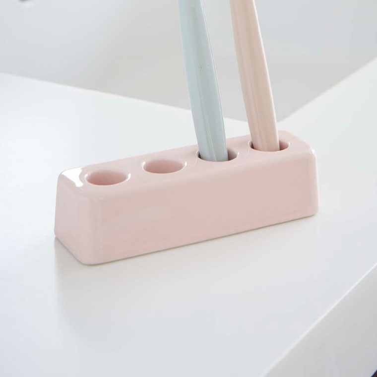 トゥースブラシスタンド スクエア プレーン 山崎実業 PLAIN 歯ブラシホルダー ホワイト 2612 タワーシリーズ