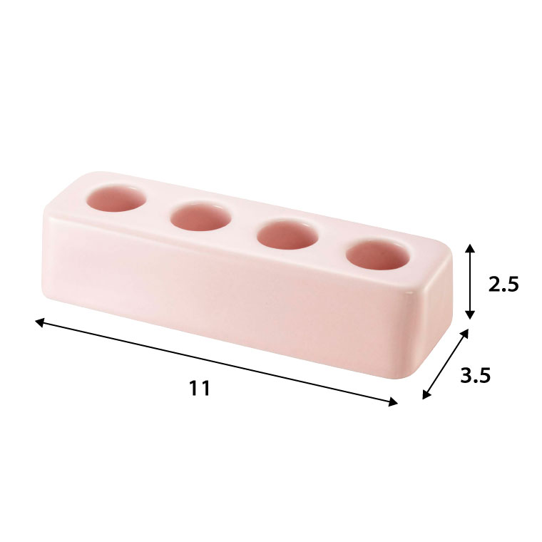 トゥースブラシスタンド スクエア プレーン 山崎実業 PLAIN 歯ブラシホルダー ホワイト 2612 タワーシリーズ