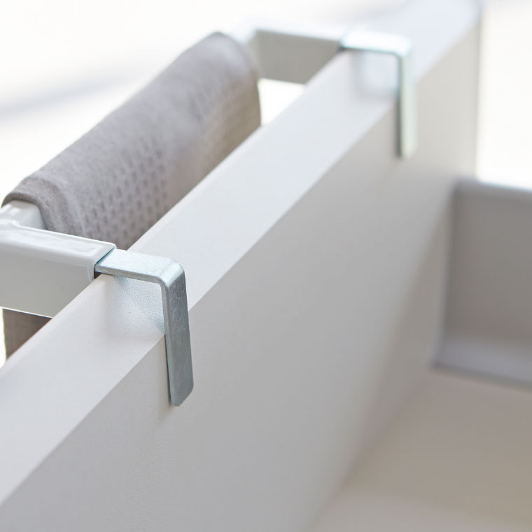 キッチンタオルハンガーバー ワイド タワー 山崎実業 tower ホワイト/ブラック 2855 2856 タワーシリーズ