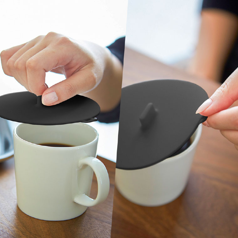 カップカバー タワー 山崎実業 tower ホワイト/ブラック 2861 2862 タワーシリーズ