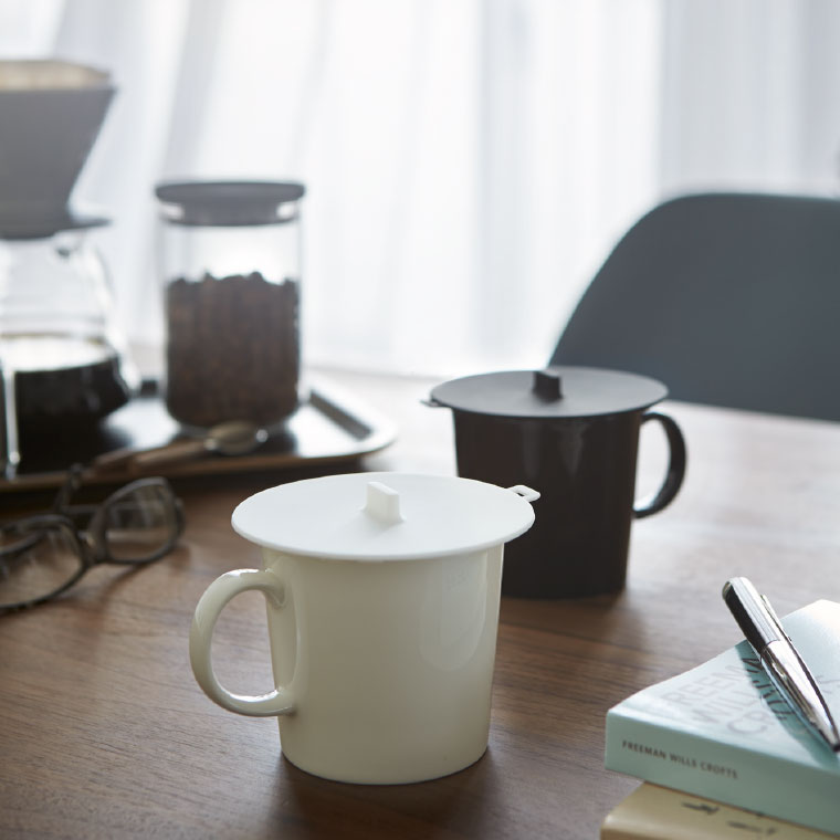 カップカバー タワー 山崎実業 tower ホワイト/ブラック 2861 2862 タワーシリーズ