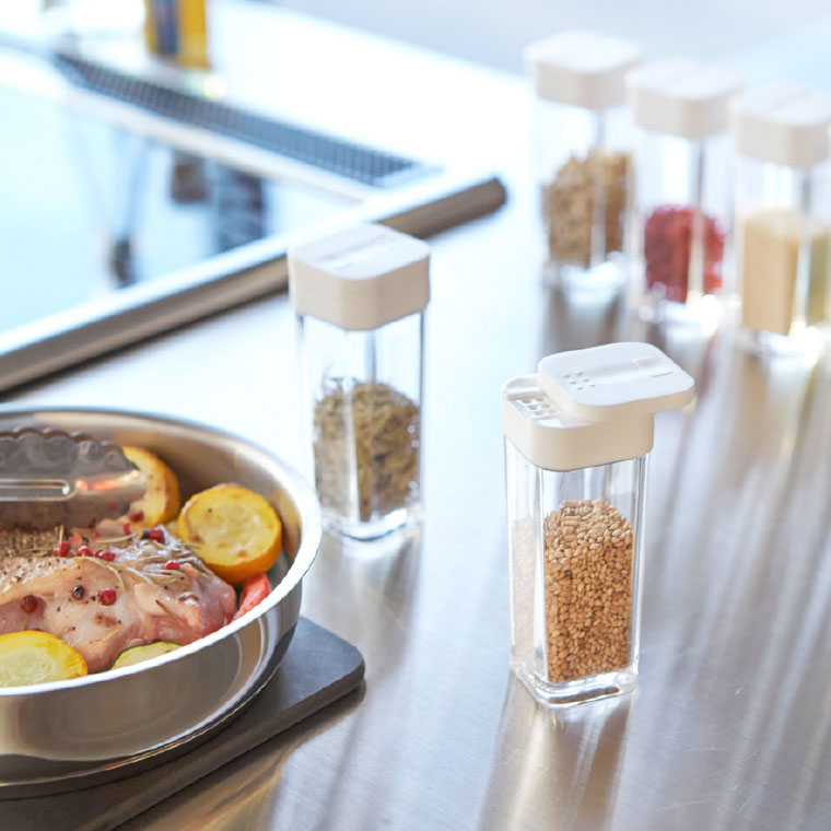 スパイスボトル タワー 3個セット 山崎実業 tower ホワイト/ブラック 2863 2864 / タワーシリーズ