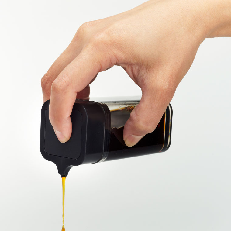 プッシュ式醤油差し タワー 山崎実業 tower ホワイト/ブラック 2865 2866 タワーシリーズ