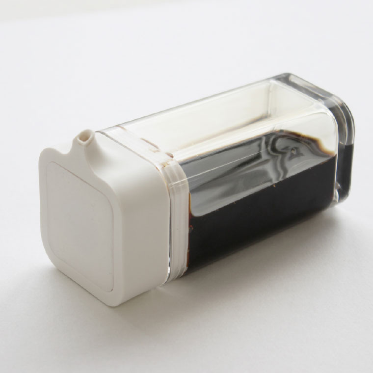 プッシュ式醤油差し タワー 山崎実業 tower ホワイト/ブラック 2865 2866 タワーシリーズ