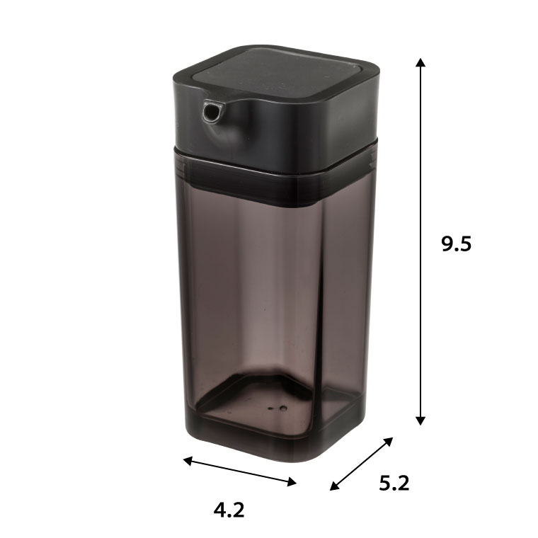 プッシュ式醤油差し タワー 山崎実業 tower ホワイト/ブラック 2865 2866 タワーシリーズ