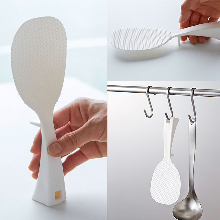 立って置ける しゃもじ タワー 山崎実業 tower ホワイト/ブラック 2871 2872 タワーシリーズ