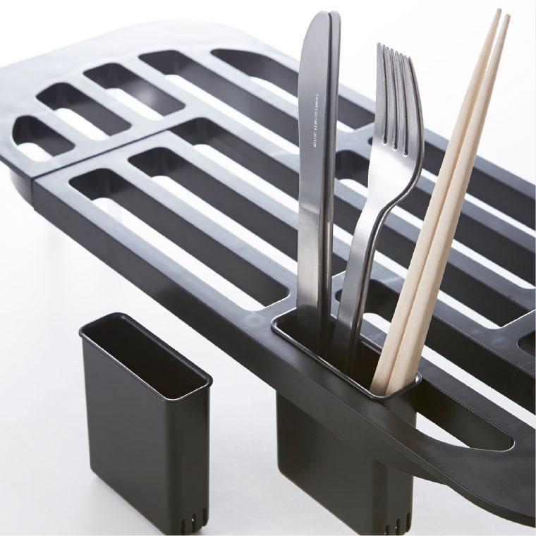 伸縮水切りラック タワー 山崎実業 tower ホワイト/ブラック 2873 2874 タワーシリーズ