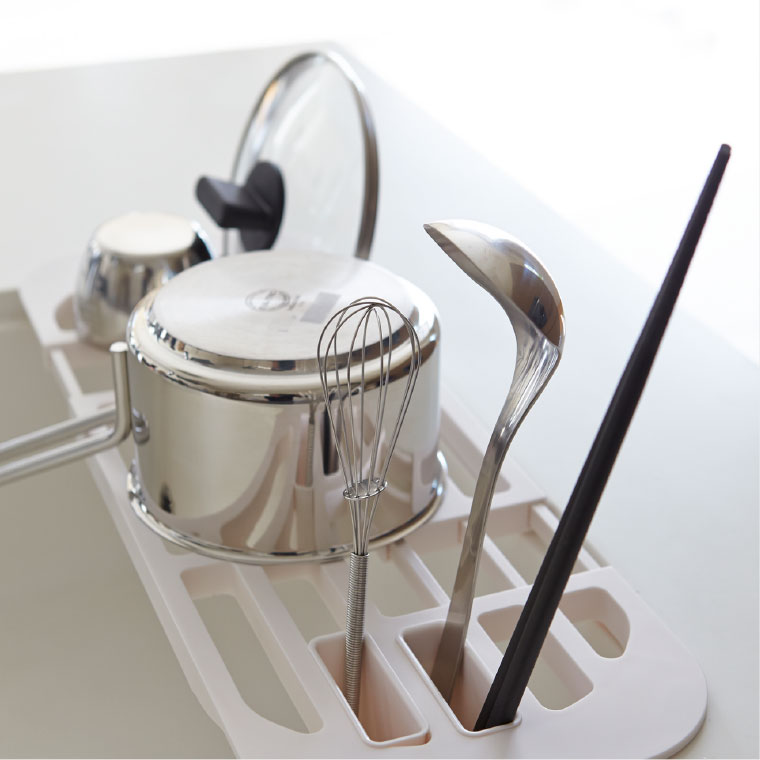 伸縮水切りラック タワー 山崎実業 tower ホワイト/ブラック 2873 2874 タワーシリーズ