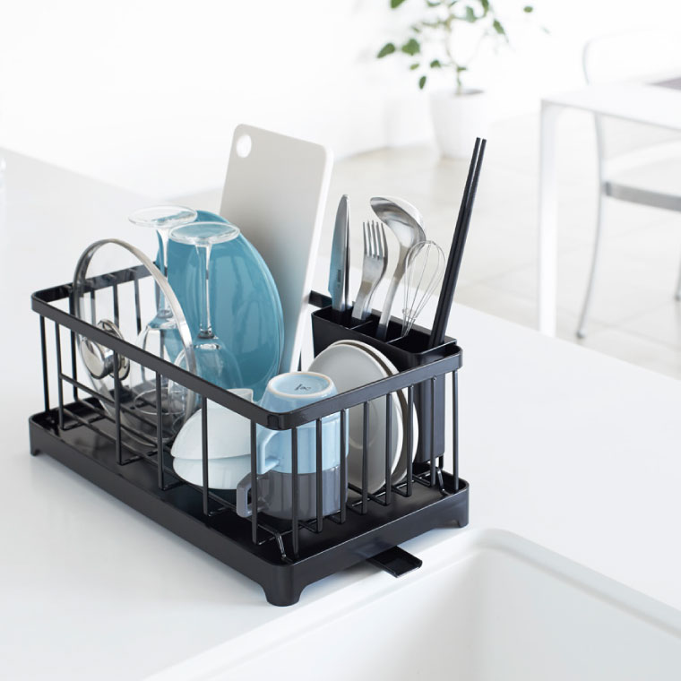 水切りワイヤーバスケット タワー 山崎実業 tower ホワイト/ブラック 2875 2876 タワーシリーズ