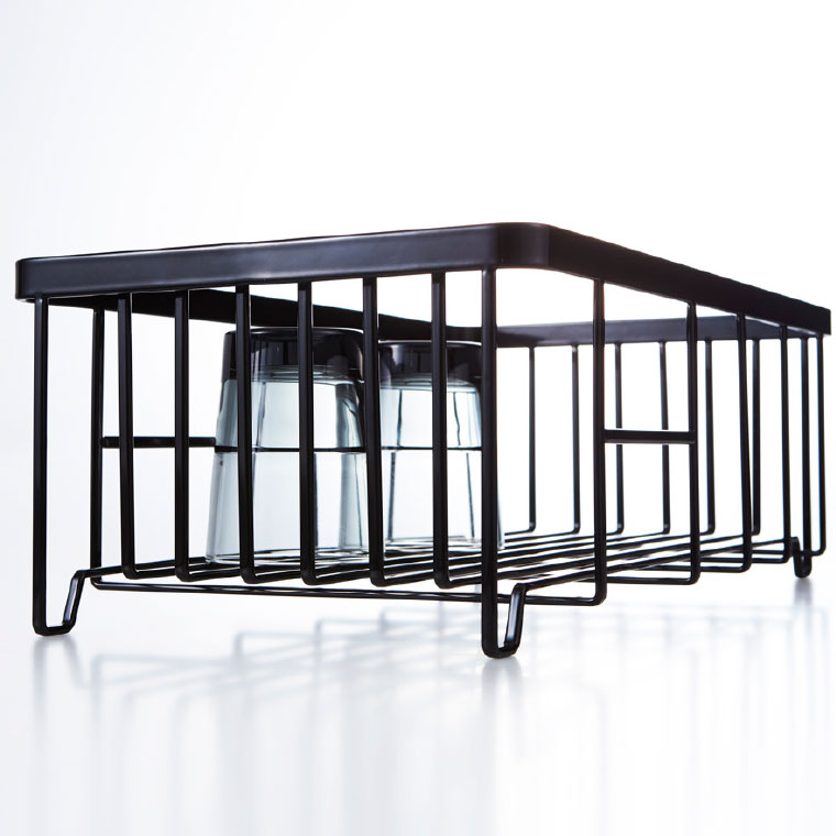 水切りワイヤーバスケット タワー 山崎実業 tower ホワイト/ブラック 2875 2876 タワーシリーズ