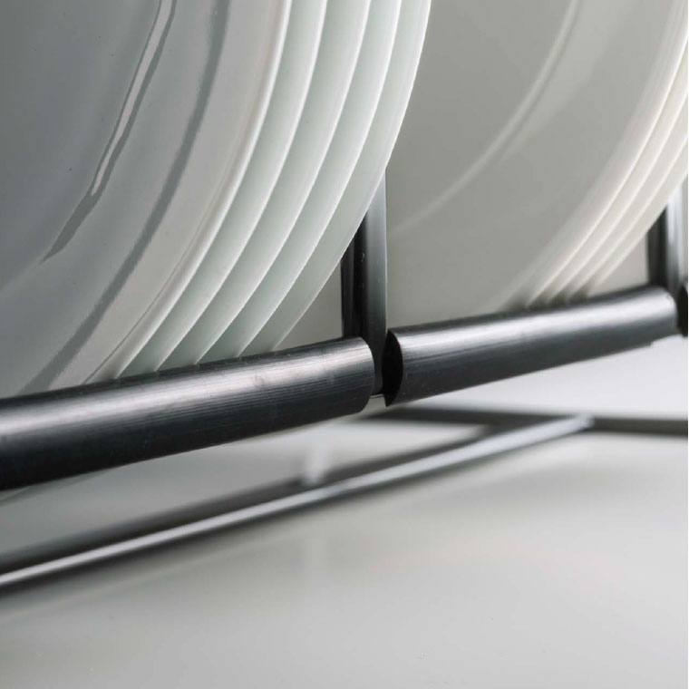 ディッシュラック ワイド Ｌ タワー 山崎実業 tower ホワイト/ブラック 2964 2965 タワーシリーズ