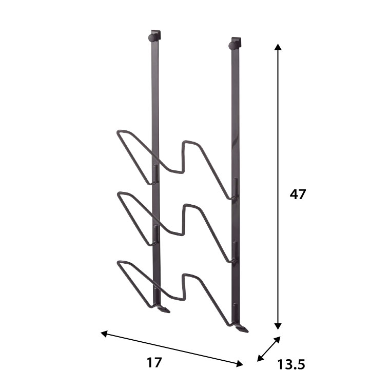 レンジフードなべ蓋ホルダー タワー 山崎実業 tower ホワイト/ブラック 2979 2980 タワーシリーズ
