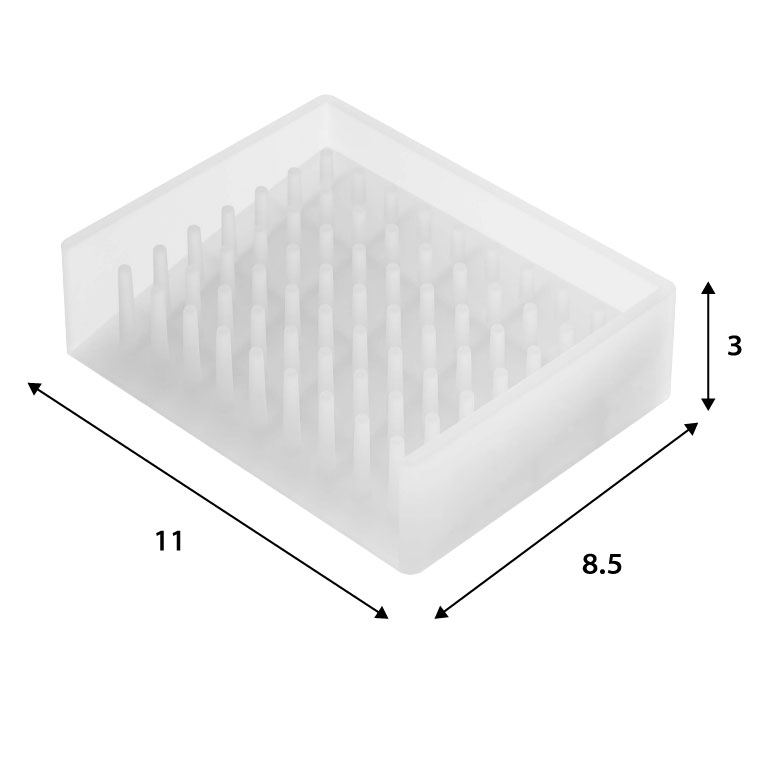 水切りソープトレイ クリア フロート 山崎実業 FLOAT 2992 タワーシリーズ