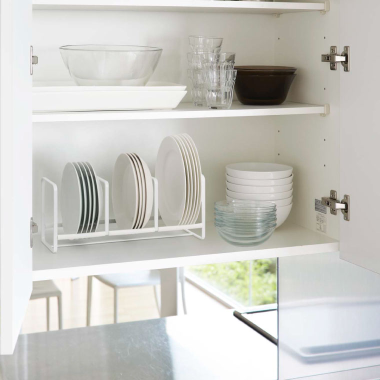 ディッシュラック ワイド Ｓ タワー 山崎実業 tower ホワイト/ブラック 3147 3148 タワーシリーズ