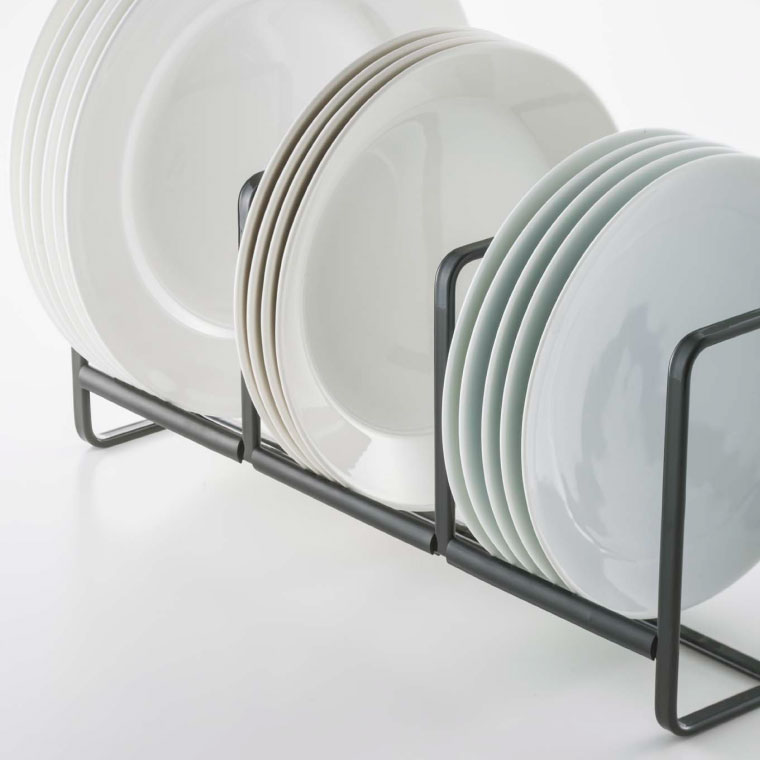 ディッシュラック ワイド Ｓ タワー 山崎実業 tower ホワイト/ブラック 3147 3148 タワーシリーズ