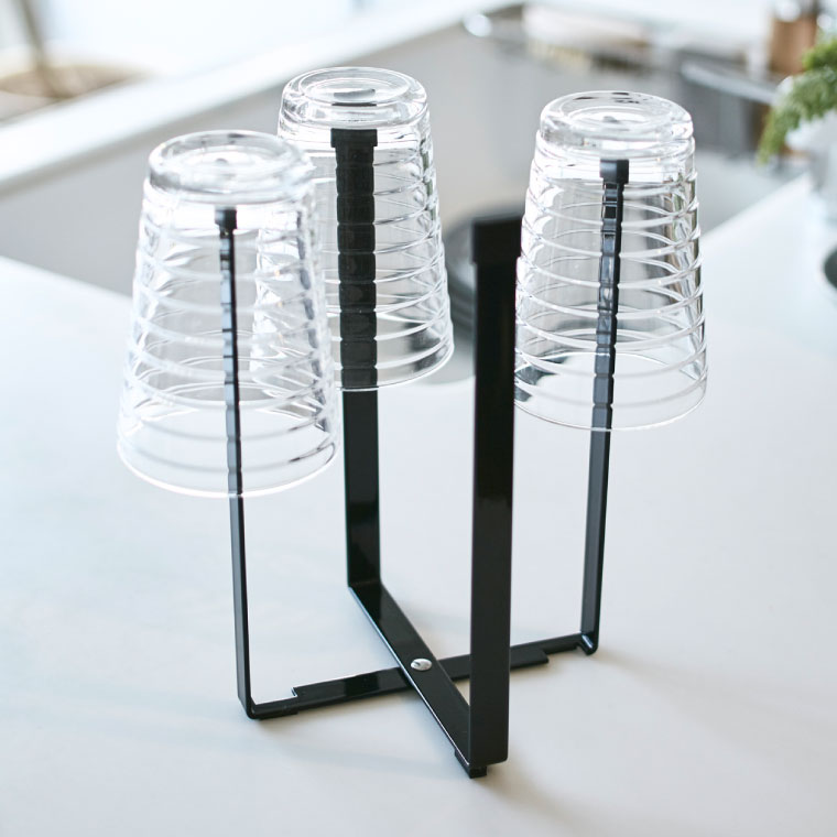 ポリ袋エコホルダー Ｌ タワー 山崎実業 tower ゴミ箱 ホワイト/ブラック 3180 3181 タワーシリーズ