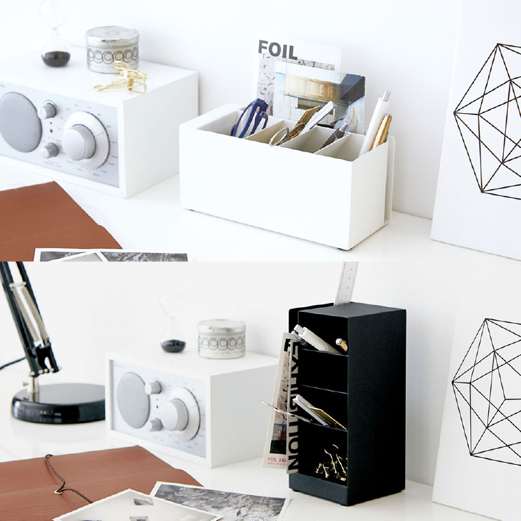 ペンスタンド タワー 山崎実業 tower ホワイト/ブラック 3319 3320 タワーシリーズ