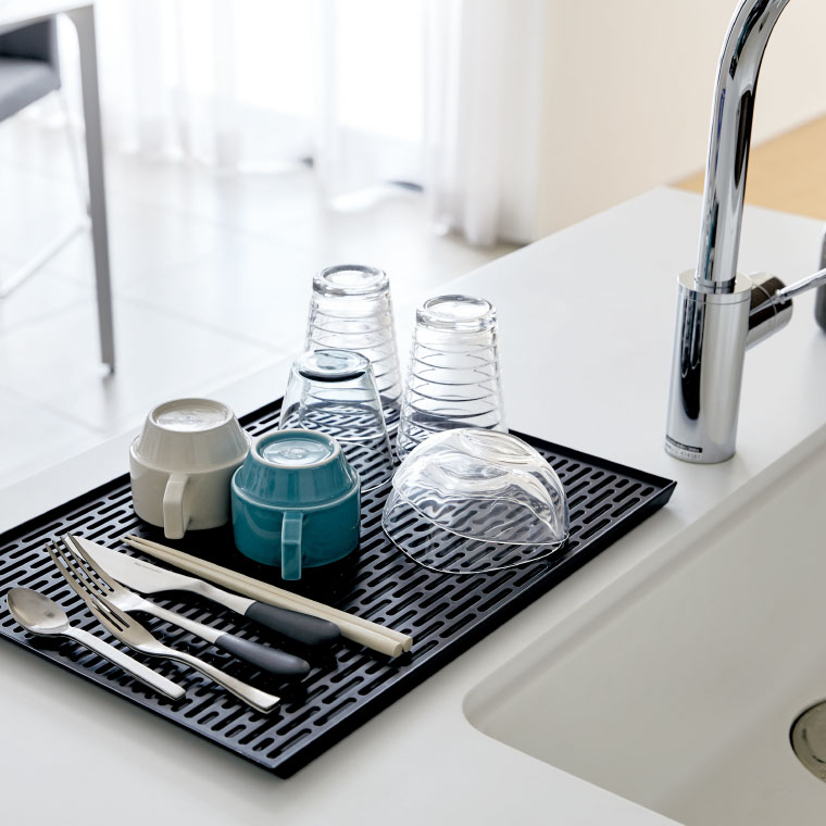 ワイド グラス＆マグスタンド タワー 山崎実業 tower ホワイト 3328 タワーシリーズ