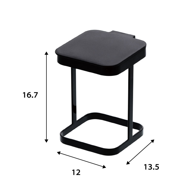 蓋付きポリ袋エコホルダー タワー 山崎実業 tower ゴミ箱 ホワイト/ブラック 3330 3331 タワーシリーズ