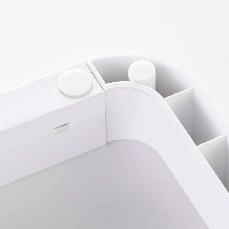 シンク下 伸縮鍋蓋＆フライパンスタンド タワー 山崎実業 tower シンク下収納 ホワイト/ブラック 3840 3841 タワーシリーズ