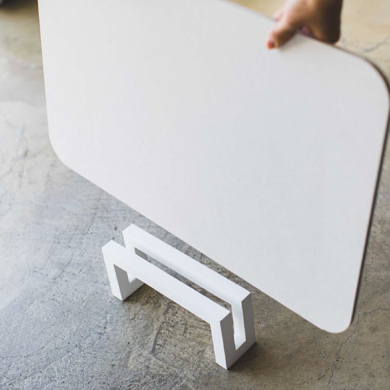 コンパクト珪藻土バスマットスタンド タワー 山崎実業 tower ホワイト 3845 タワーシリーズ