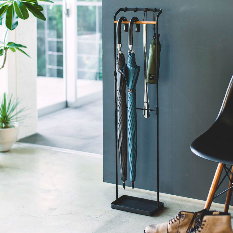 引っ掛けアンブレラスタンド タワー 山崎実業 tower ホワイト/ブラック 3862 3863 タワーシリーズ