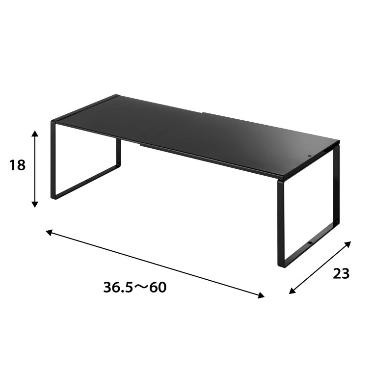 伸縮収納棚 タワー 山崎実業 tower ホワイト/ブラック 3865 3866 タワーシリーズ