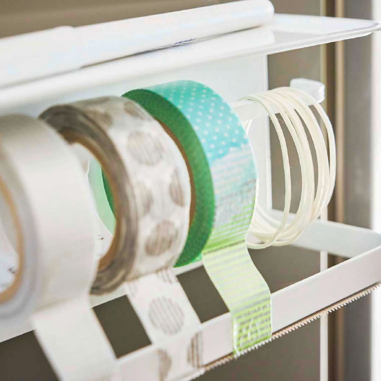 マグネットマスキングテープホルダー タワー 山崎実業 tower ホワイト/ブラック 3903 3904 タワーシリーズ マグネット