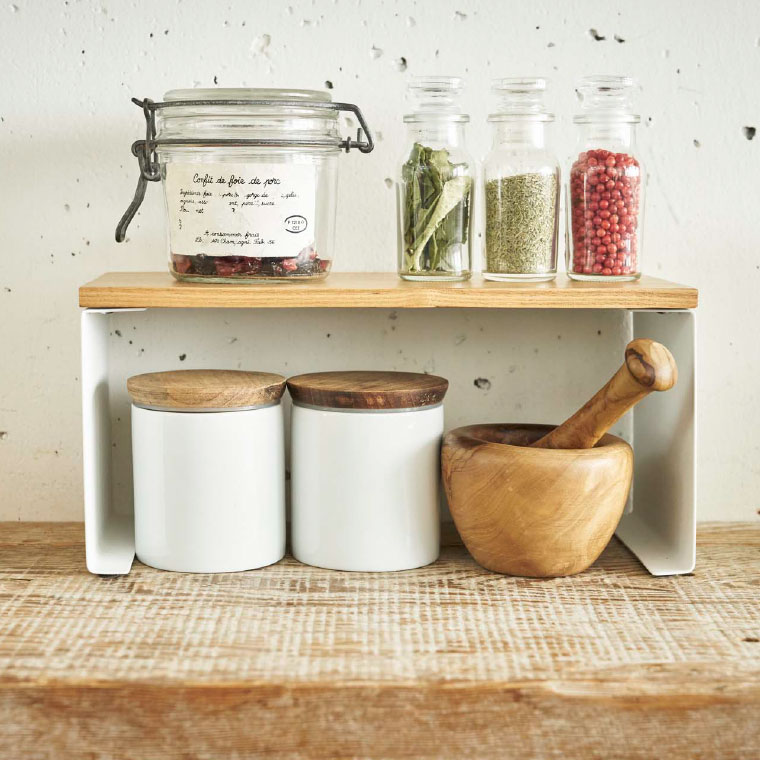 キッチン コの字ラック トスカ 山崎実業 tosca ホワイト 3922 タワーシリーズ