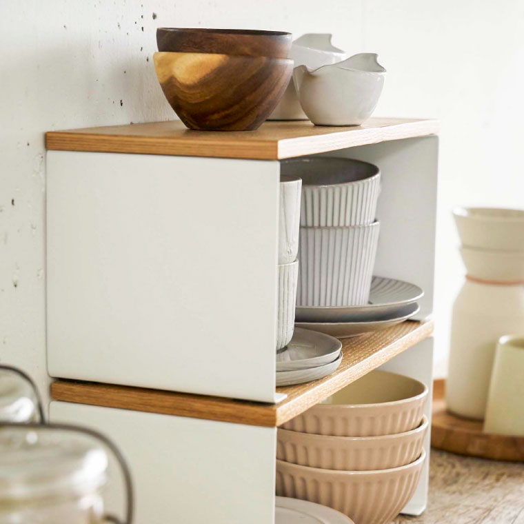 キッチン コの字ラック トスカ 山崎実業 tosca ホワイト 3922 タワーシリーズ