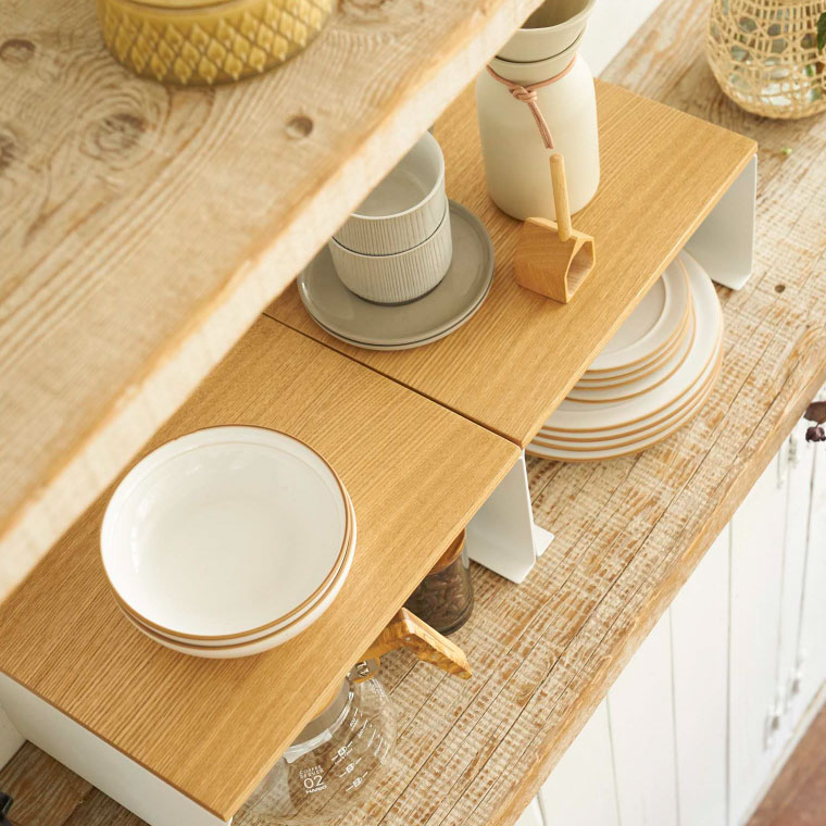 キッチン コの字ラック Ｌ トスカ 山崎実業 tosca ホワイト 3923 タワーシリーズ