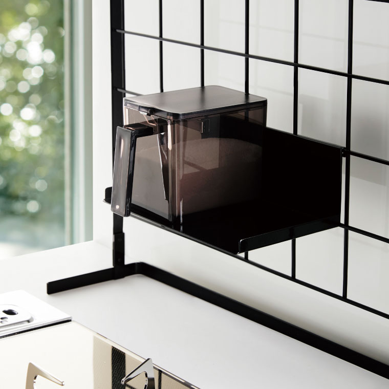 自立式メッシュパネル用 調味料ストッカーラック タワー 山崎実業 tower ホワイト/ブラック 4191 4192 タワーシリーズ