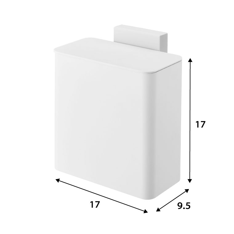 マグネット＆シンク扉ゴミ箱 タワー 山崎実業 tower ホワイト/ブラック 4268 4269 タワーシリーズ マグネット