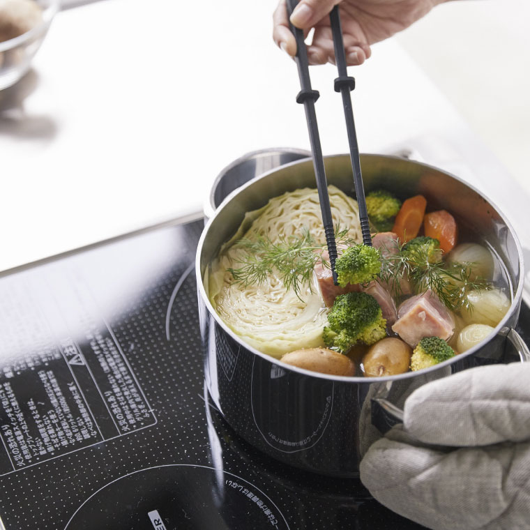 シリコーン菜箸 タワー 山崎実業 tower ホワイト/ブラック 4274 4275 タワーシリーズ