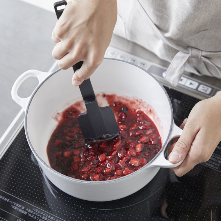 シリコーンスパチュラ タワー 山崎実業 tower ホワイト/ブラック 4276 4277 タワーシリーズ